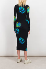 Bodycon printed jersey dress