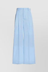 Light blue wide leg pants