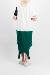 Loose t-shirt with Carhartt print and camisole overlayer