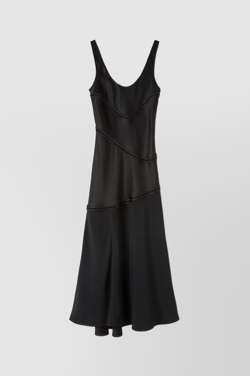 Jil Sander - Satin slit maxi dress