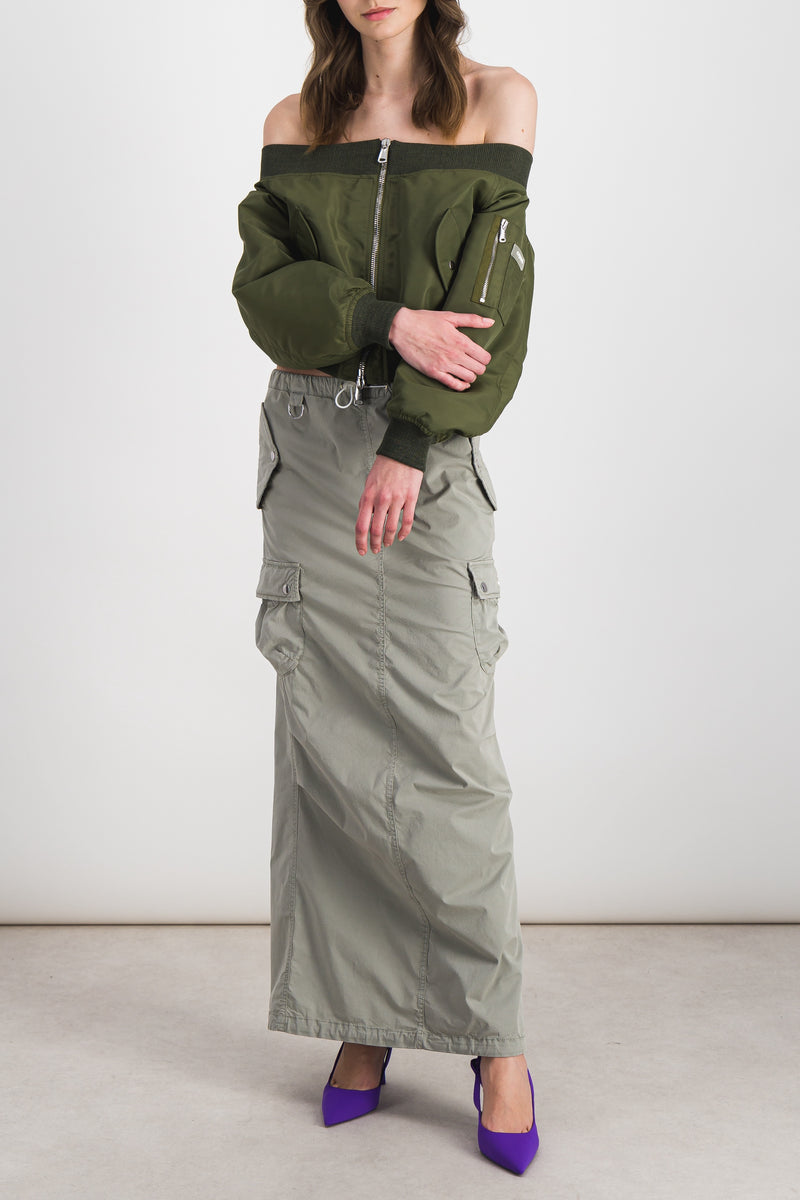 Coperni - Multi-pocketed cargo maxi skirt